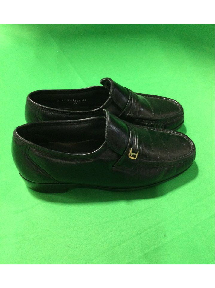 Florsheim Black Loafers Dress Shoe Men 6 - The Kennedy Collective Thrift - 