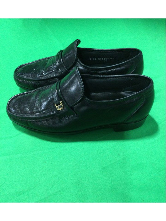 Florsheim Black Loafers Dress Shoe Men 6 - The Kennedy Collective Thrift - 