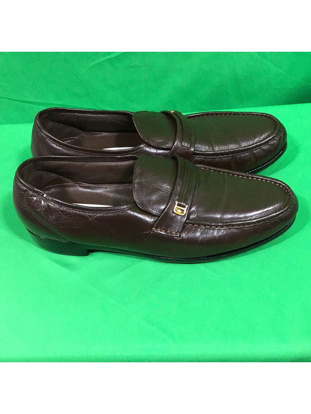 Florsheim Riva Mens Cognac Slip-On Shoes - Gently Used. Size 11D. - The Kennedy Collective Thrift - 