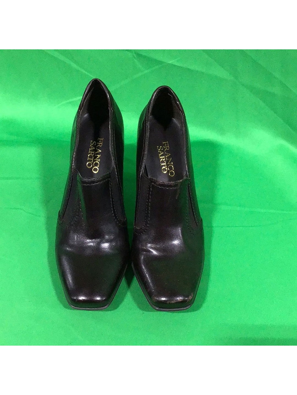 Franco Sarto Women 6M Dark Brown High Heel Shoes - The Kennedy Collective Thrift - 