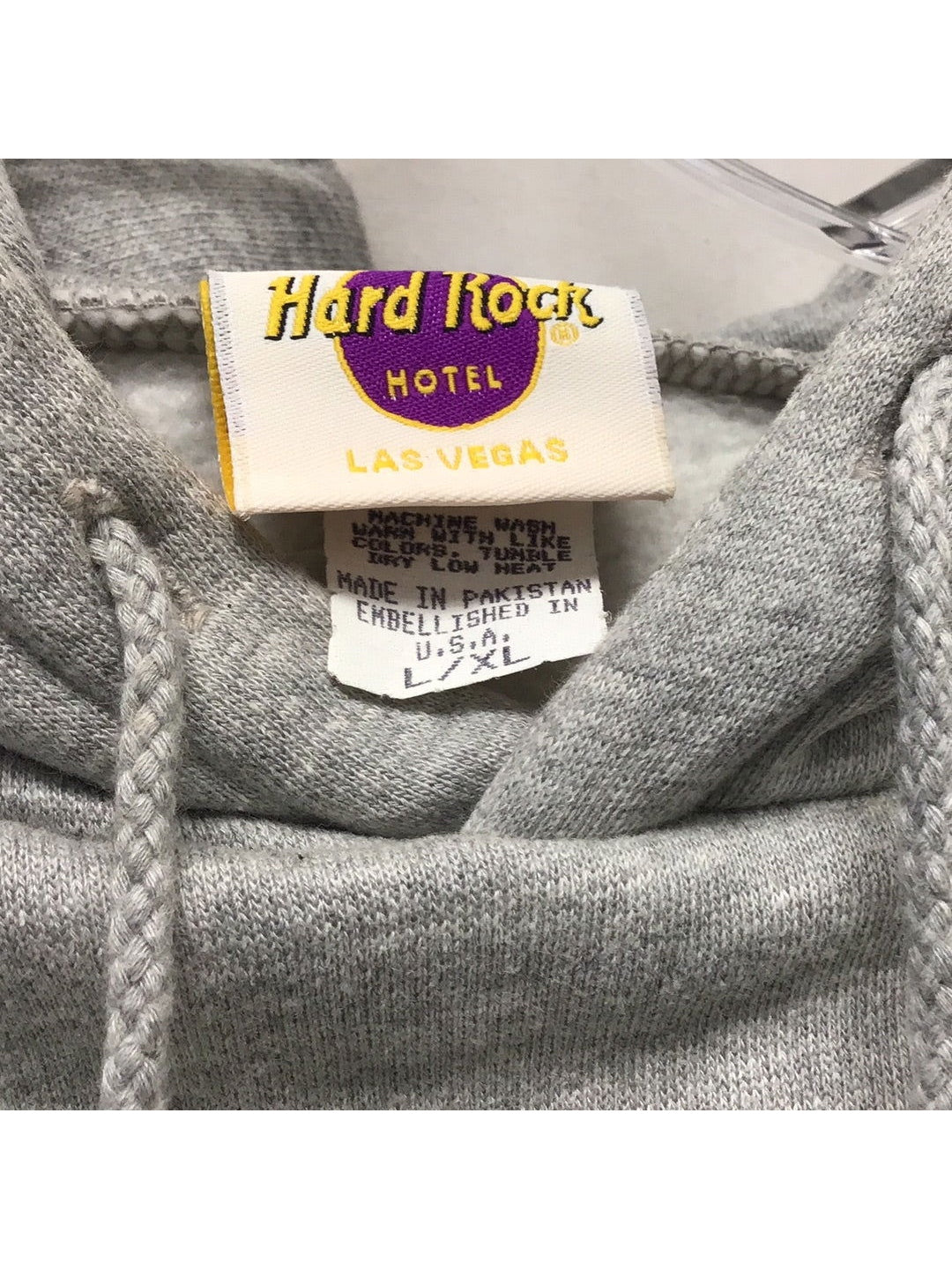 Hard Rock Hotel Men Xl Gray Hoodie - The Kennedy Collective Thrift - 