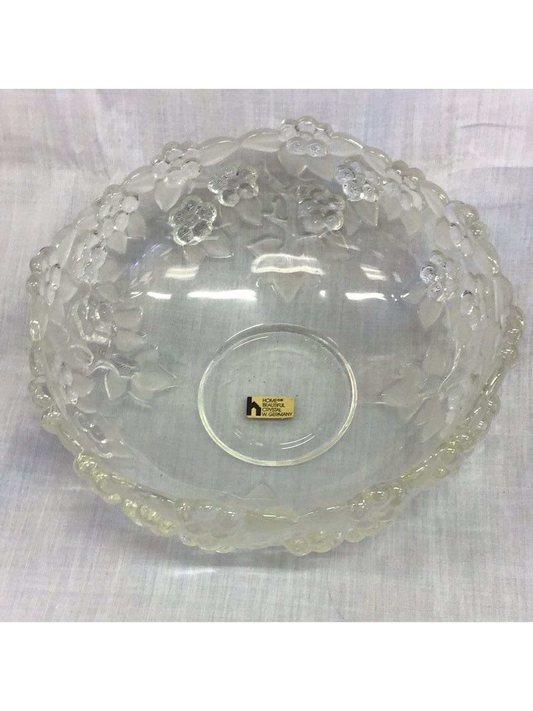 Home Crystal Bowl W. Germany - The Kennedy Collective Thrift - 