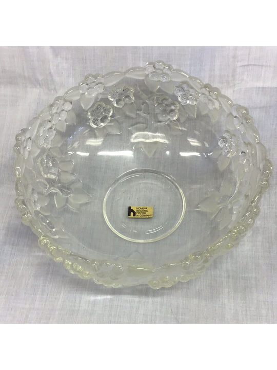 Home Crystal Bowl W. Germany - The Kennedy Collective Thrift - 