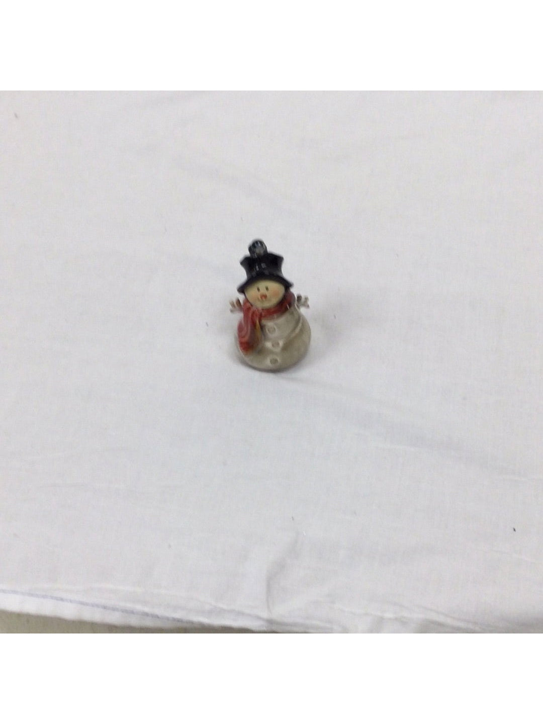 Jolly Snowman Figurine - The Kennedy Collective Thrift - 