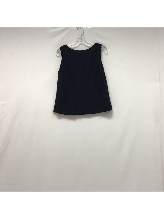 Jones New York Suit Women Black Sleeveless Top Size 12 - The Kennedy Collective Thrift - 