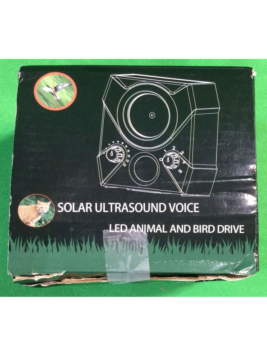 KBZKC - 9739 Solar Ultrasound Voice LED Animal And Bird Drive - In Box - The Kennedy Collective Thrift - 