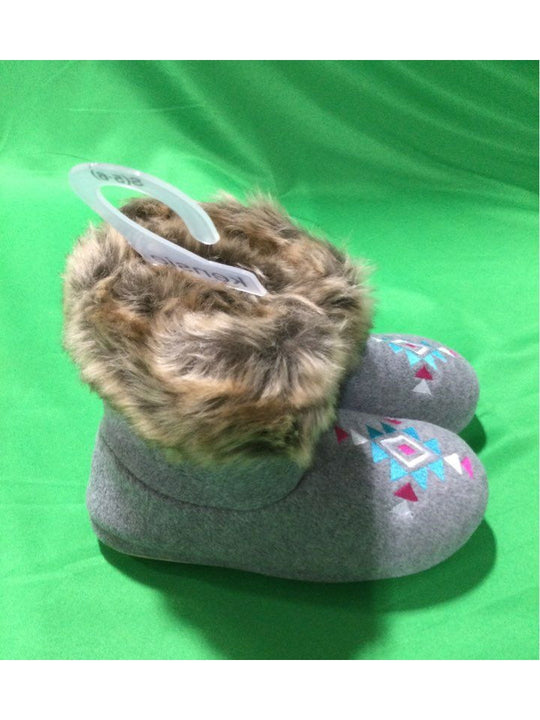 Kensie Turquoise Boot Slipper Women 5-6 - The Kennedy Collective Thrift - 