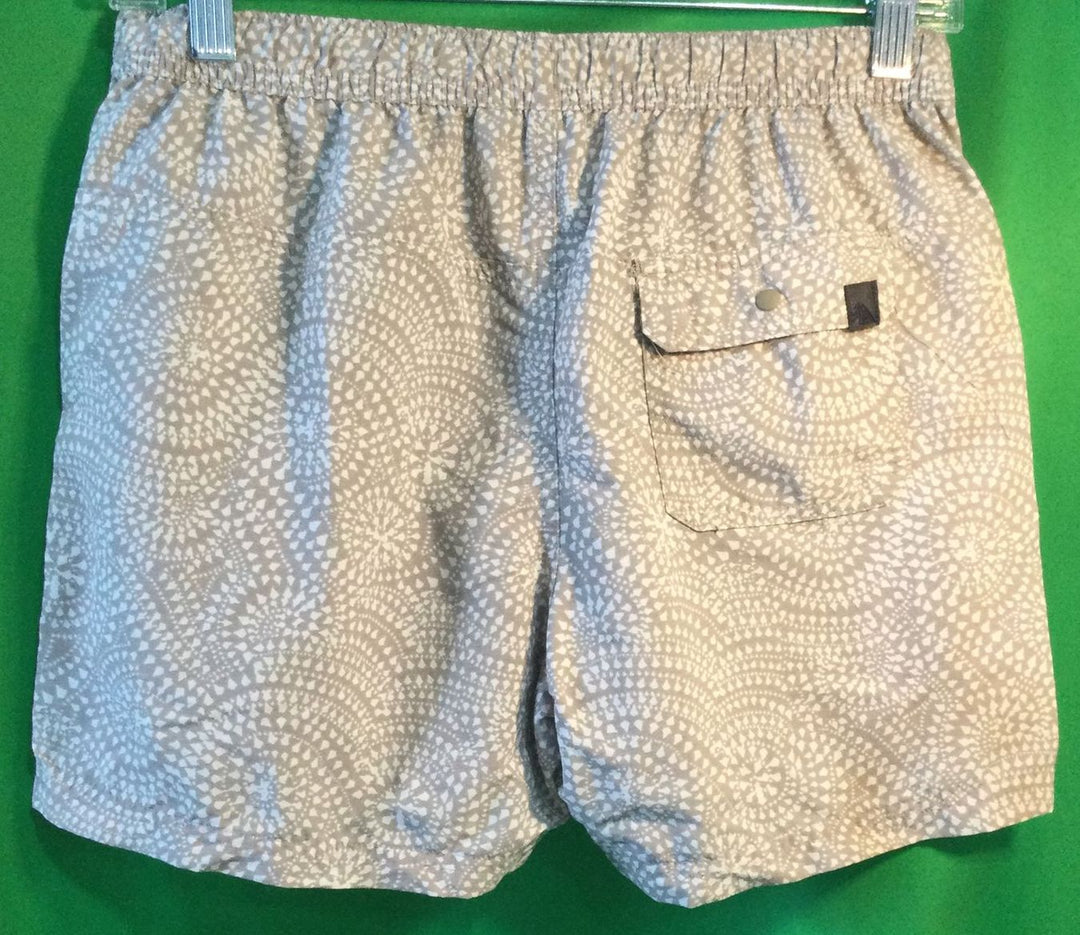 L.L. Bean Brown & White Circles Print - Juniors Shorts - Size XS Reg - The Kennedy Collective Thrift - 