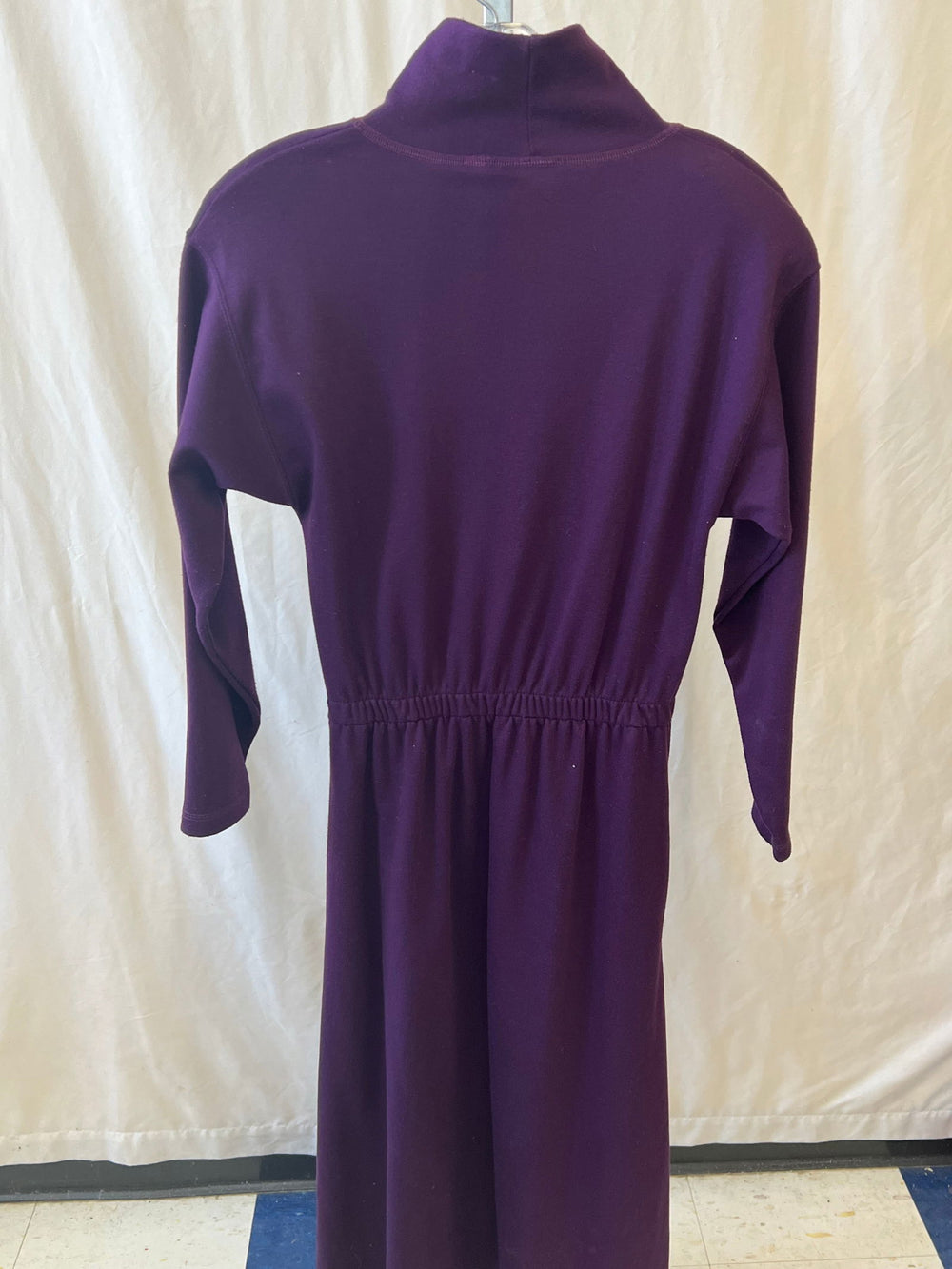 LL Bean Small Purple Long Dresses with Long Sleeves - The Kennedy Collective Thrift - 
