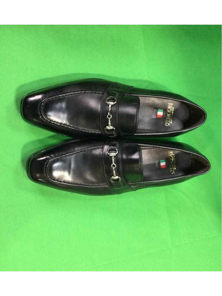 Madres Modello Black Dress Dress Shoe Men 9 - The Kennedy Collective Thrift - 