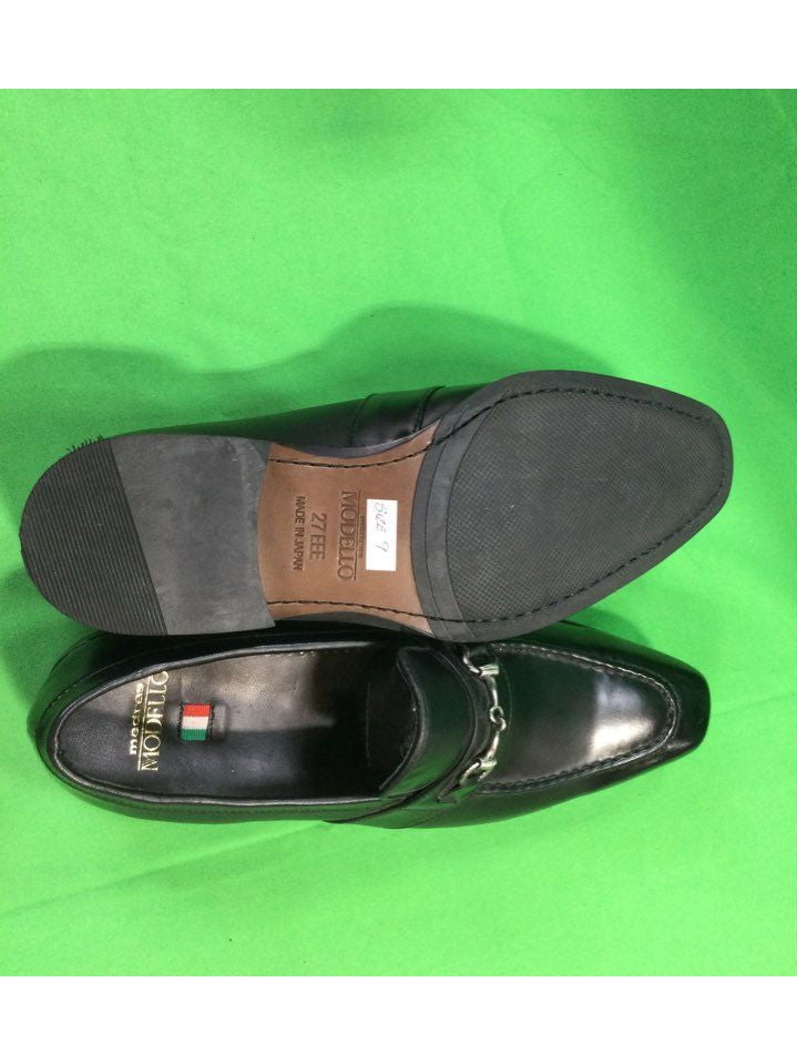 Madres Modello Black Dress Dress Shoe Men 9 - The Kennedy Collective Thrift - 