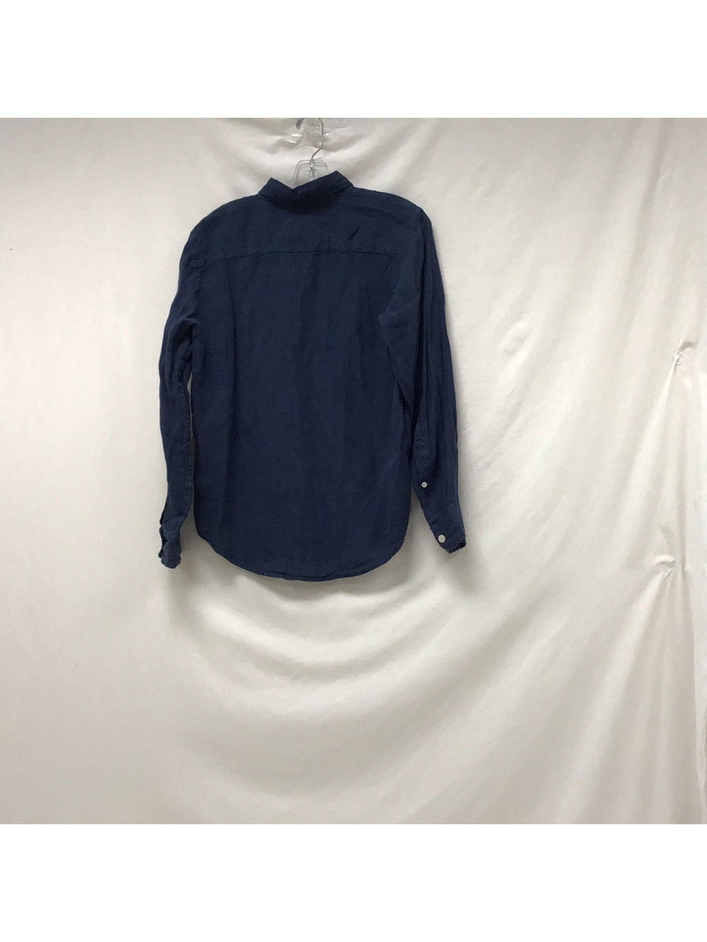 Men's Abercrombie & Fitch Navy Blue Button Down Long Sleeve Shirt XS - The Kennedy Collective Thrift - 