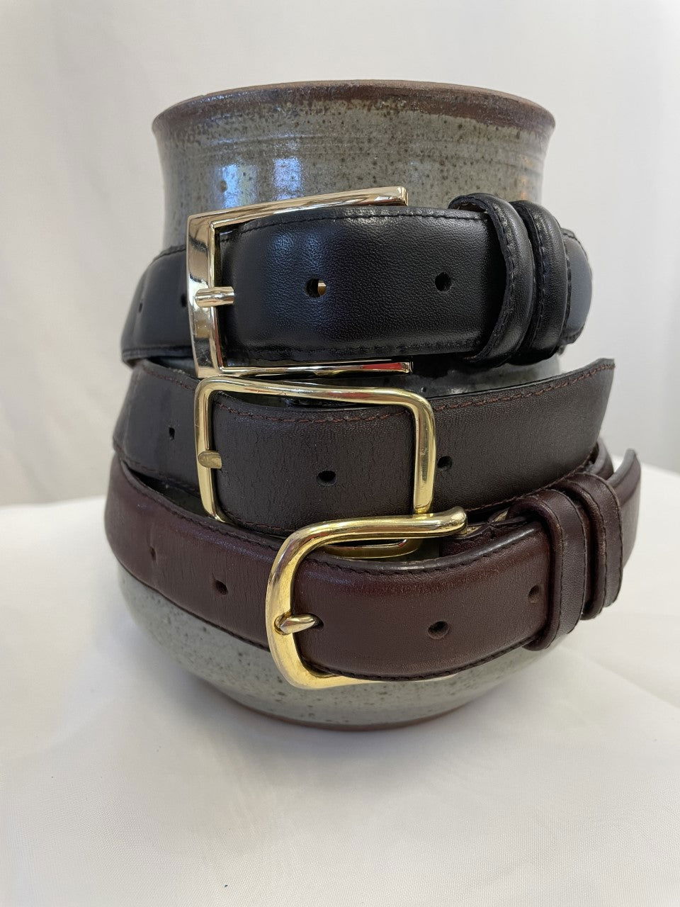 Men's Fashion Belts - Set of 3 - 52 inches - The Kennedy Collective Thrift - 