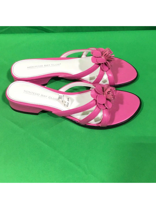 Montego Bay Club Ladies Pink Size 6 Sandals - In Box - The Kennedy Collective Thrift - 