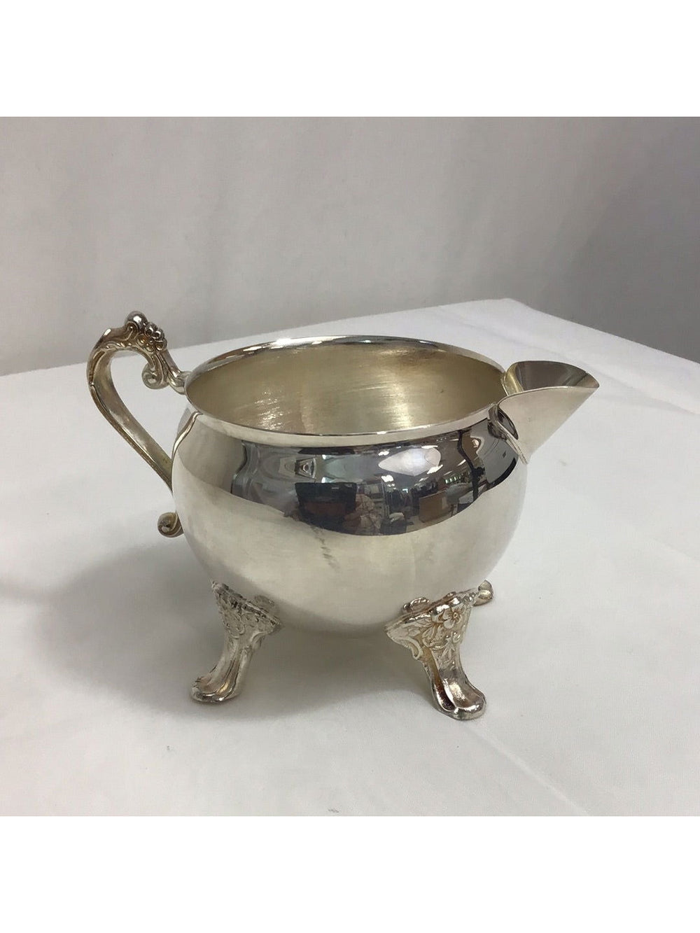 Newport Gorham Silver-Plated Creamer - The Kennedy Collective Thrift - 