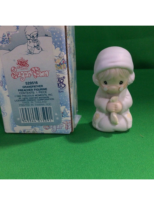 Precious Moments Sugartown  Grandfather Preacher Figurine - In Box - The Kennedy Collective Thrift - 