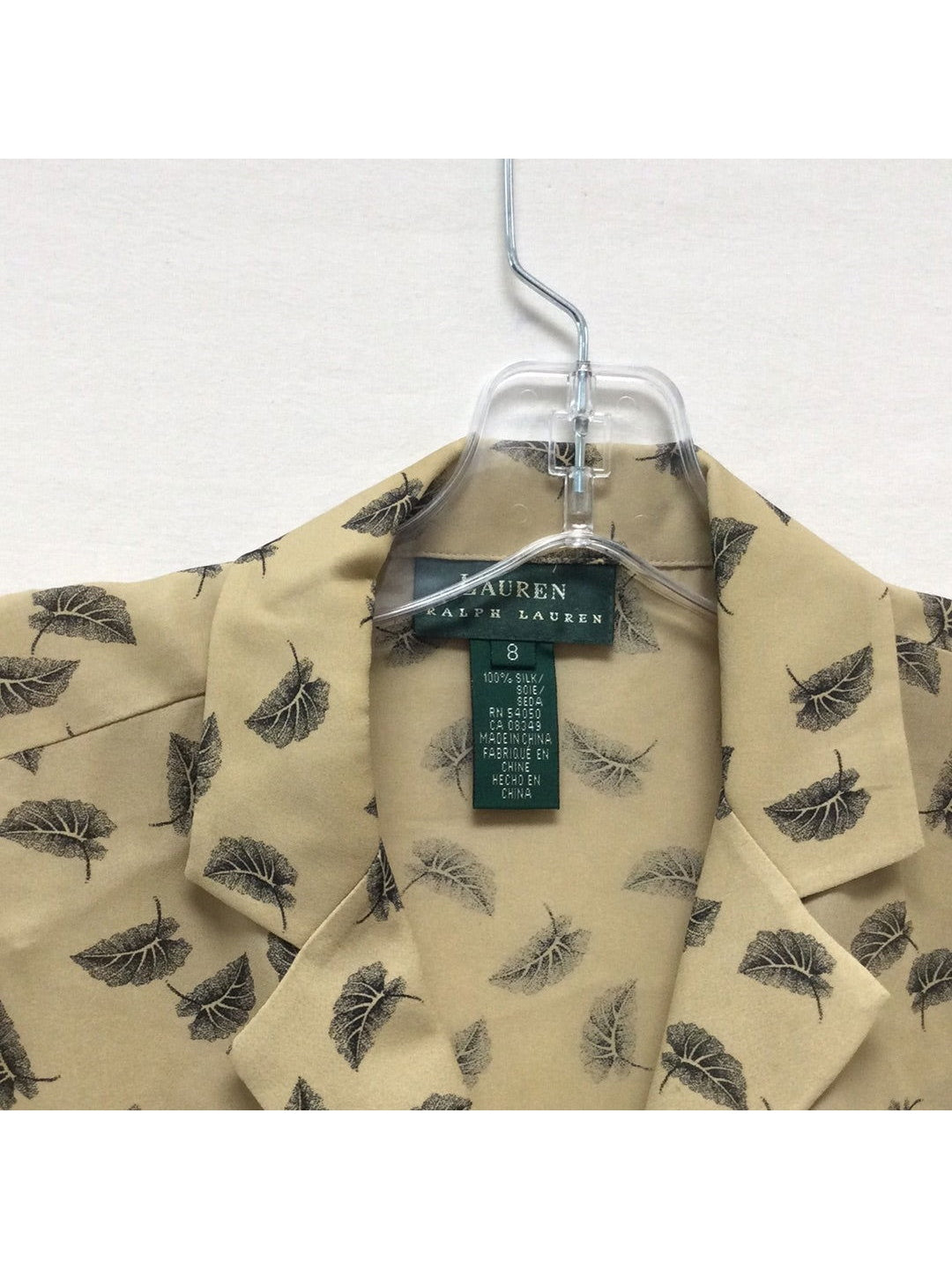 Ralph Lauren Leaf Printed Shirt - The Kennedy Collective Thrift - 