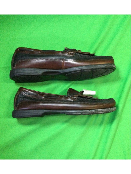 Sperry Brown Solid Loafer Dress Shoe Men 10.5 - The Kennedy Collective Thrift - 