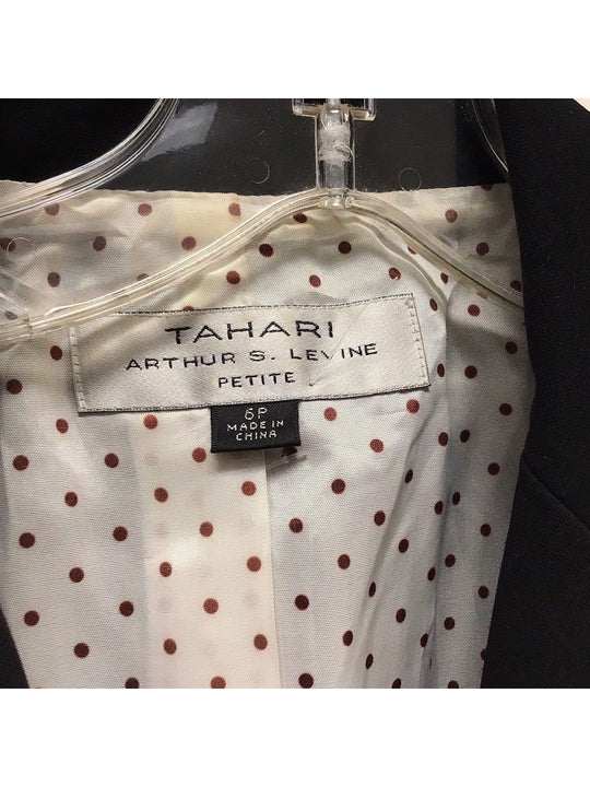 Tahari by Arthur S. Levine Women's Black Blazer Size 6p - The Kennedy Collective Thrift - 