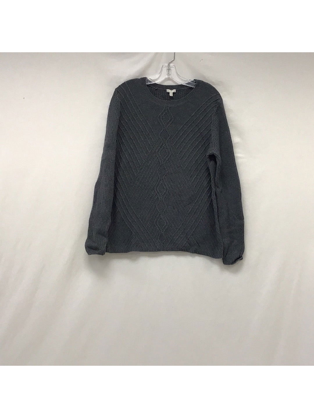 Talbots Gray Long Sleeve Knit Women's  Sweater size large - The Kennedy Collective Thrift - 