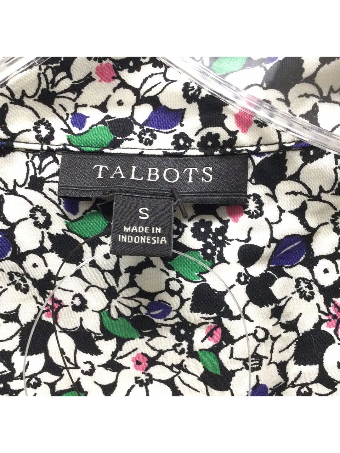 Talbots Ladies Small Multi Color Sleeveless Flower Blouse - The Kennedy Collective Thrift - 