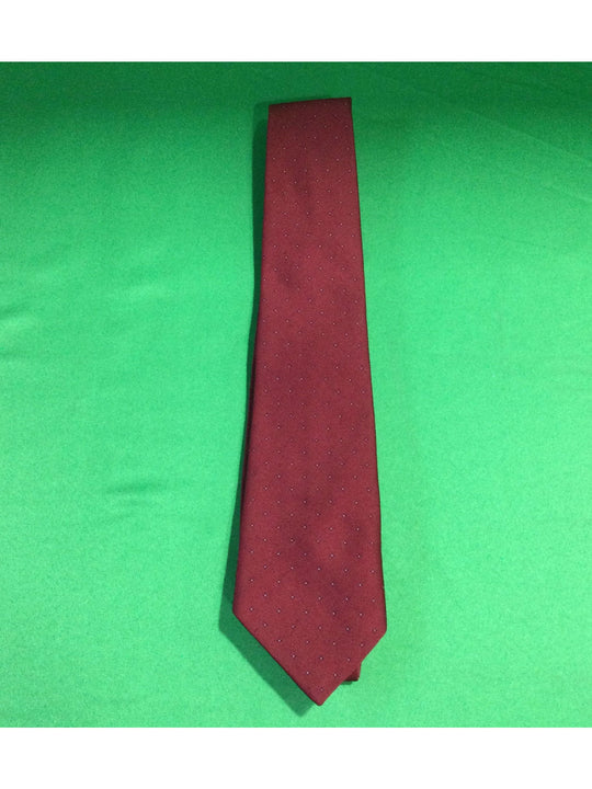 Van Heusen Red and White small Polka Dot Men's Tie - The Kennedy Collective Thrift - 