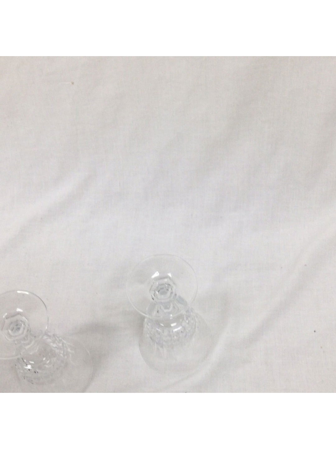 W.M. Dalton French Lead Crystal - Set Of 2 Goblets Wine Glasses - The Kennedy Collective Thrift - 