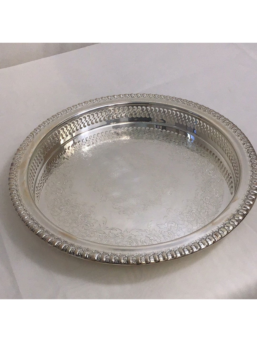 Webster Wilson International Silver Co. Brandon Hall #7570G Tray - The Kennedy Collective Thrift - 