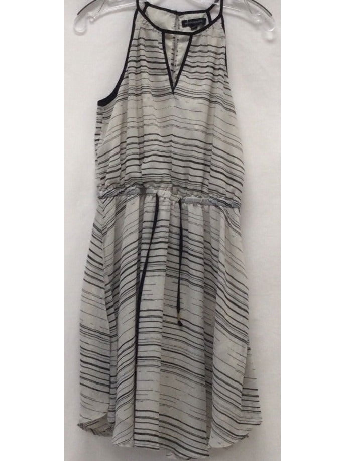 Banana Republic Women’s Black/White Striped Summer Dress - The Kennedy Collective Thrift - 