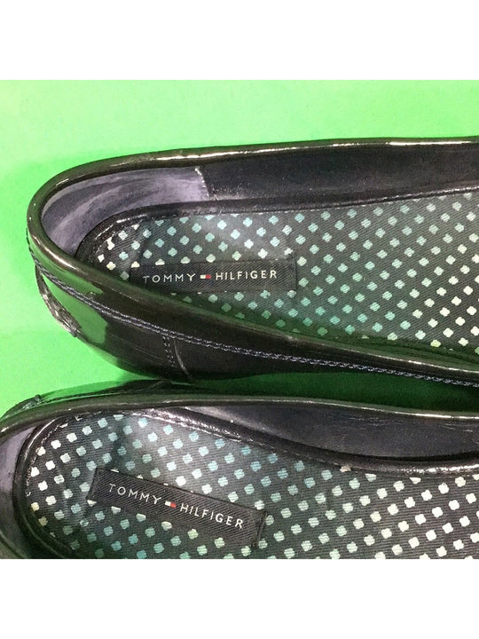 Women's Tommy Hilfiger 9.5M Platform Wedge Heels Black Shoes 9.5M - The Kennedy Collective Thrift - 