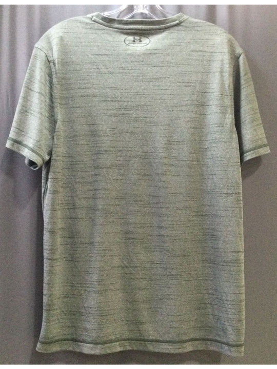 Under Armour Green Striped Men's T-Shirt - Size Large