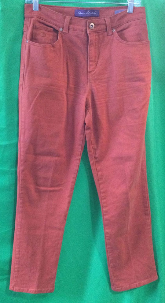 Gloria Vanderbilt Red Cotton Pants - Size 6 - Ladies