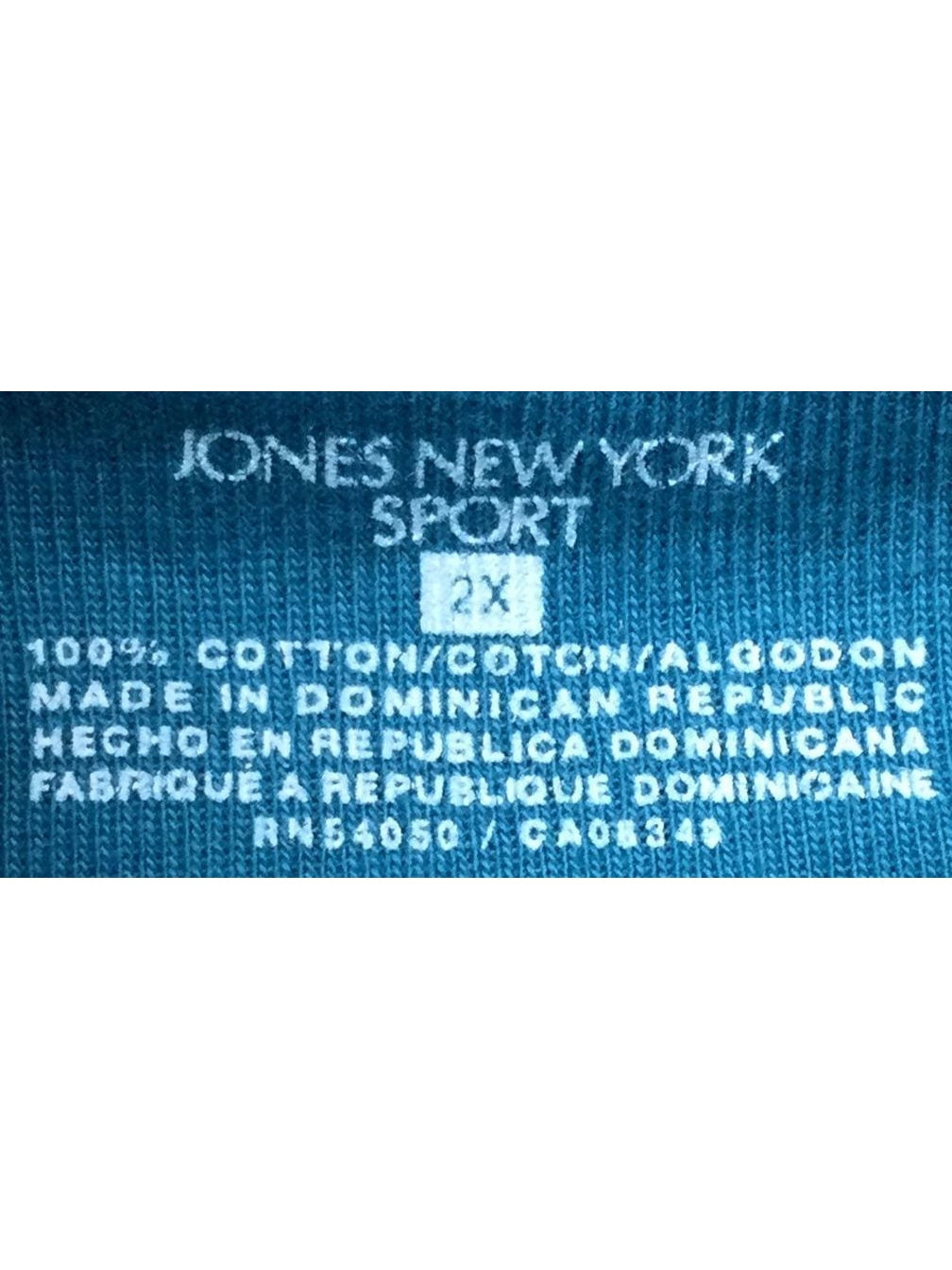 Jones New York Sport Blue Turtleneck Women's Sweater Long Sleeve - Size 2X