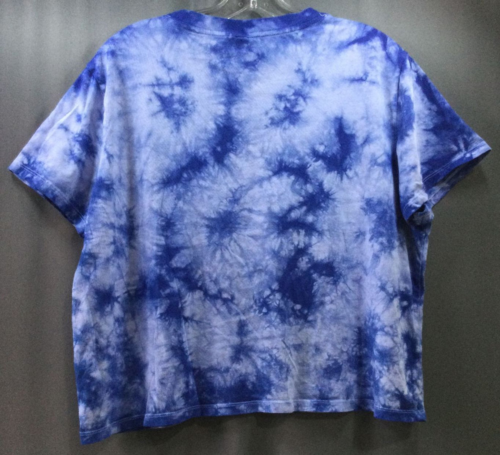 Wild Fable Blue Cotton Tie-Dye with Rainbow on front T-Shirt - Size XXL - Ladies