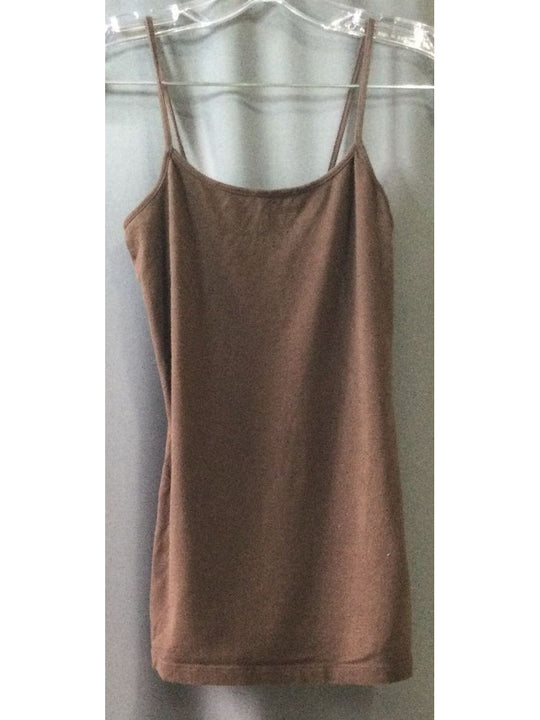 NO|BO - NP BOUNDARIES Women's Brown Sleeveless Tank Top - Size S/CH (3-5)