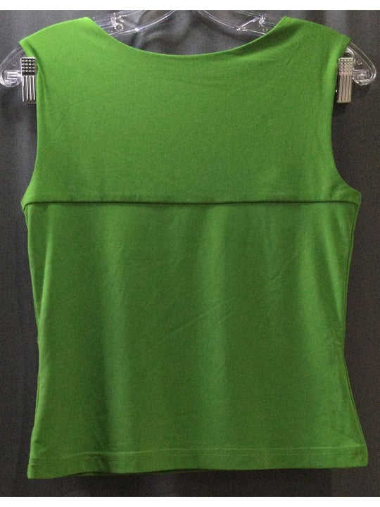 Joseph Rikoff Green Sleeveless Tank Top - Size 6 - U.S. - Ladies