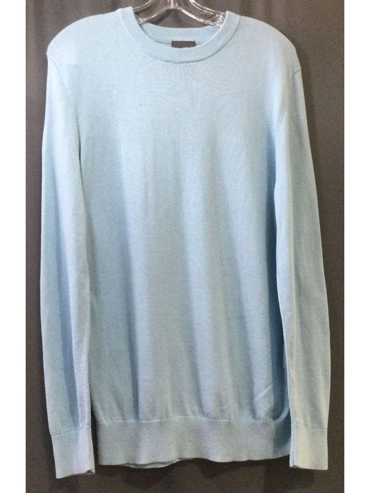 H&M Women's Blue Scoop Neck Sweater Long Sleeve - Size US M