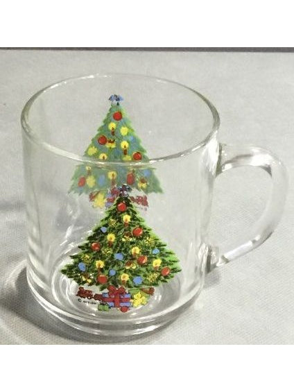 Luminarc Small Glass Christmas Tree Mug