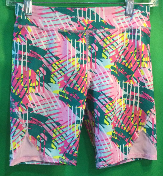 Athletic Works Pink Multicolored Activewear Shorts Size Large (10-12) Juniors