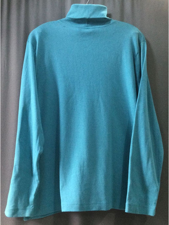 Jones New York Sport Blue Turtleneck Women's Sweater Long Sleeve - Size 2X