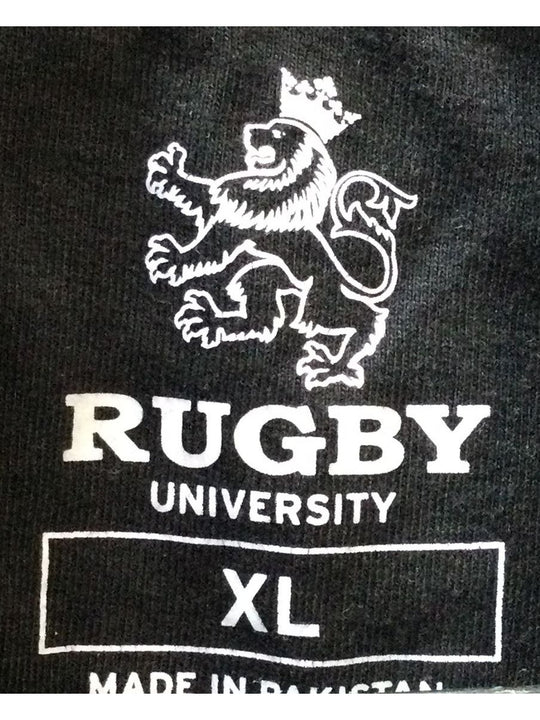 Rugby University Dark Grey T-Shirt - Size XL - Men's