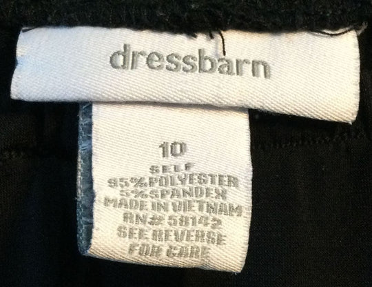 Dressbarn Black Pants - Size 10 - Ladies