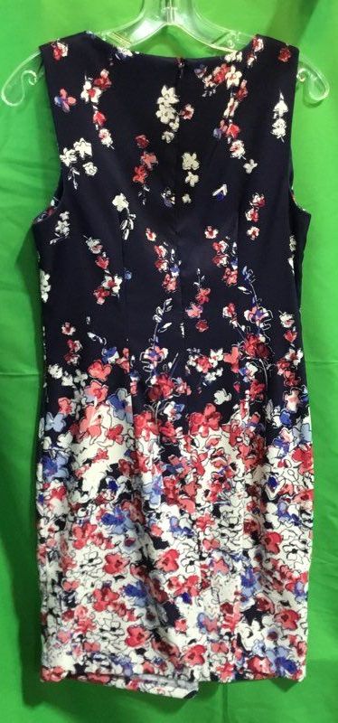 Alyx Blue-Flowers Casual Dress - Size 10