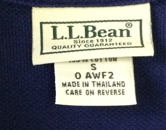 L. L. Bean Blue Women's Polo Shirt - Size S