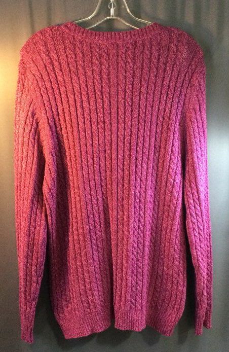 Croft & Barrow Magenta Women's Sweater - Size XXL