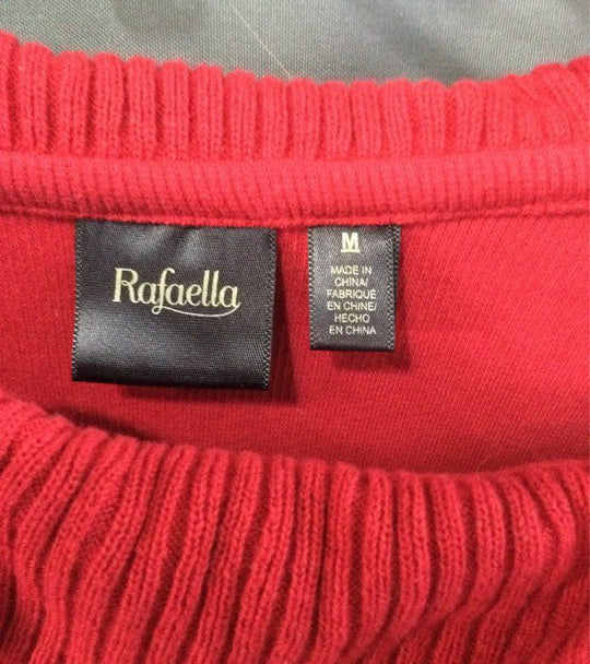 Rafaella Red Long Sleeve - Size Medium