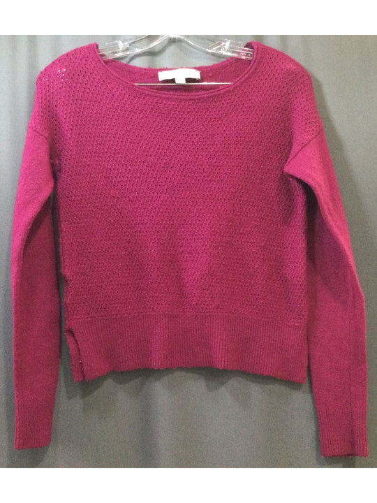 Ann Taylor Loft Women's Maroon Sweater Long Sleeve - Size S - Small