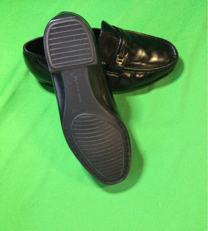 Florsheim Black Solid Strappy Dress Shoe Men 6.5