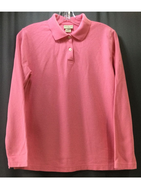 L.L. Bean Pink Long Sleeve - Women's - Size S