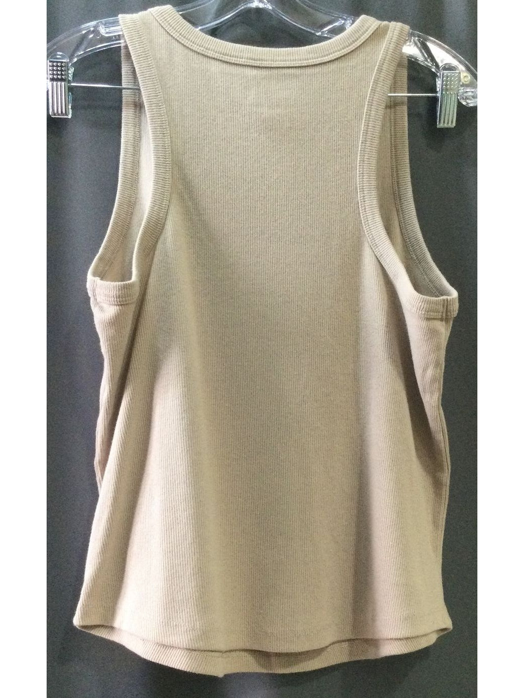 SO Women's Tan Sleeveless Tank Top - Size XL